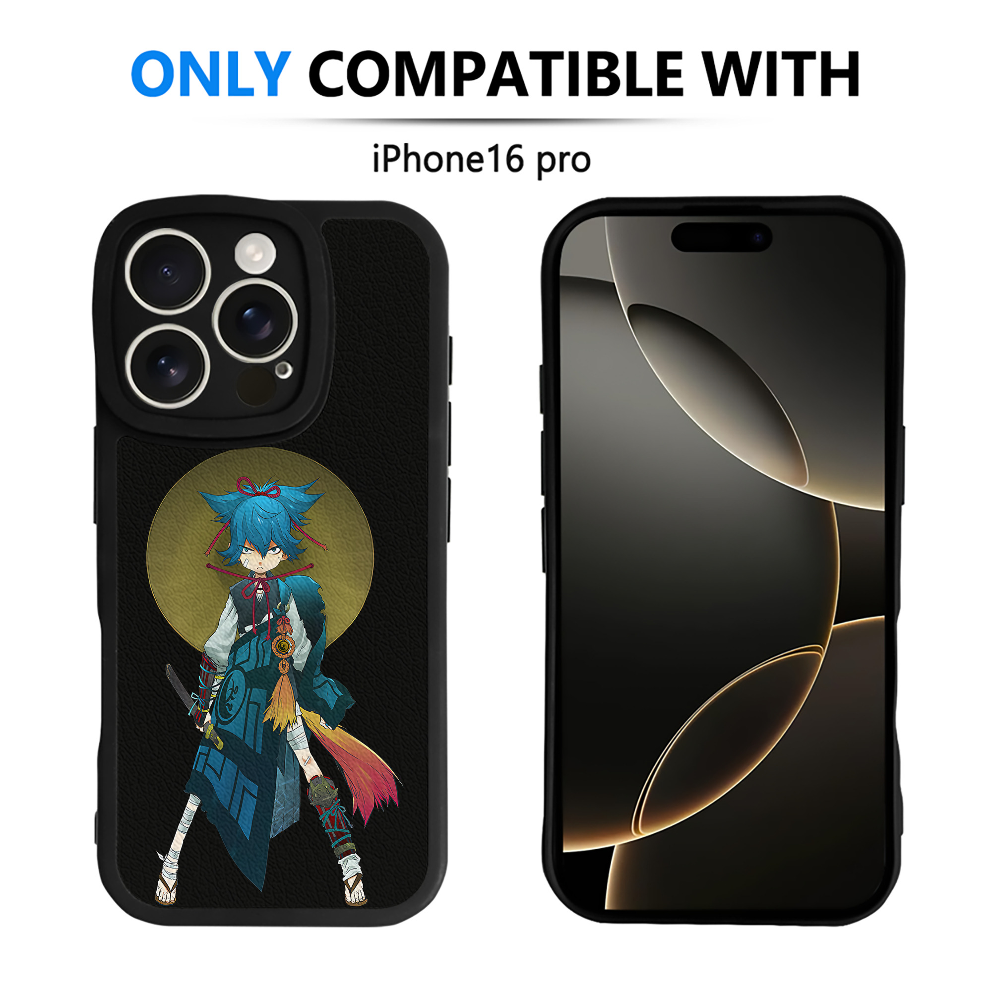 （画像用） 刀剣乱舞 Touken Ranbu 【iPhone 16シリーズ対応】シリコンスマホケース（レザー調） 材質：シリコン